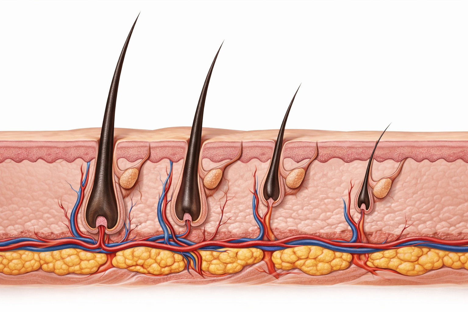 Hoe werkt haaruitval? 